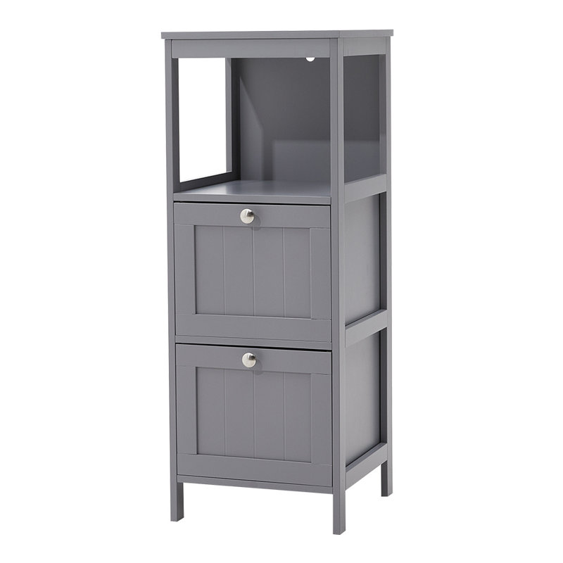 Huber Freestanding Bathroom Cabinet, Grey