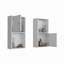 Armoire à pharmacie murale avec rangement ouvert et fermé 2 pièces Oba-691675443