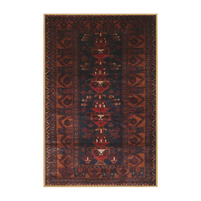 Tapis brun Southwestern