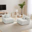 Canapé modulaire 2 places avec 2 coussins