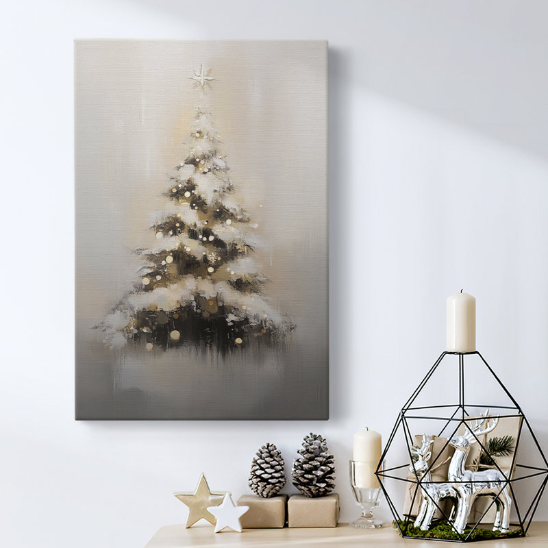 Art des Fêtes de Noël - Toile tendue avec châssis - Série 2-CXVII, H 36 po x l 24 po