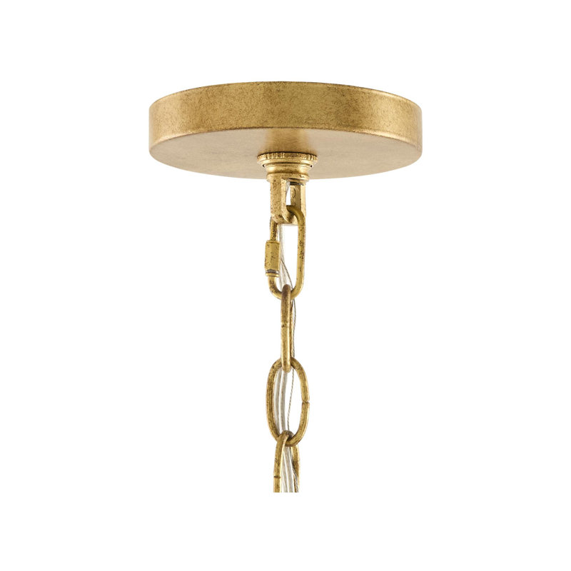 Lustre Abrams, Doré, Six lumières