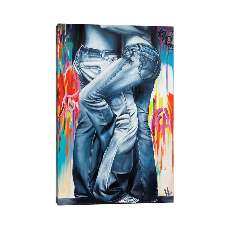 Flare...for Ever by Val Escoubet - Painting on Canvas, 66.04cm H x 45.72cm W x 3.81cm D, Wrapped Canvas