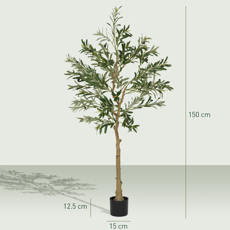 120cm Faux Olive Plant in Pot