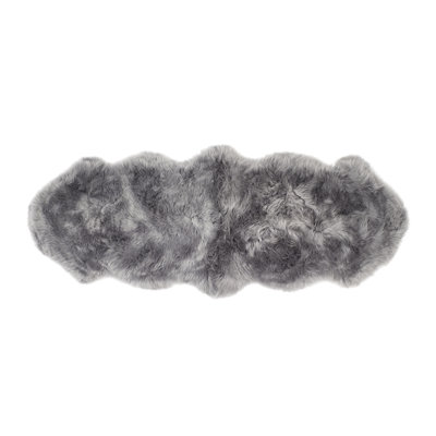 Miah Solid Colour Sheepskin Shag Area Rug