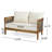 Boling Acacia 4 - Person Patio Conversation Set with Cushions-532842907-484853871