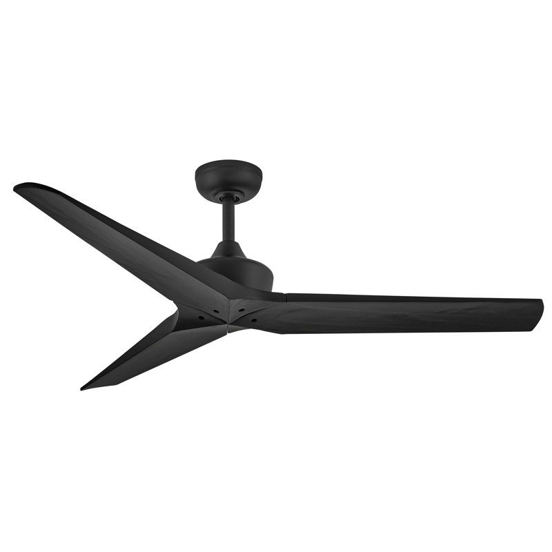 Chisel 52-in Smart Fan w/ HIRO Remote, Black