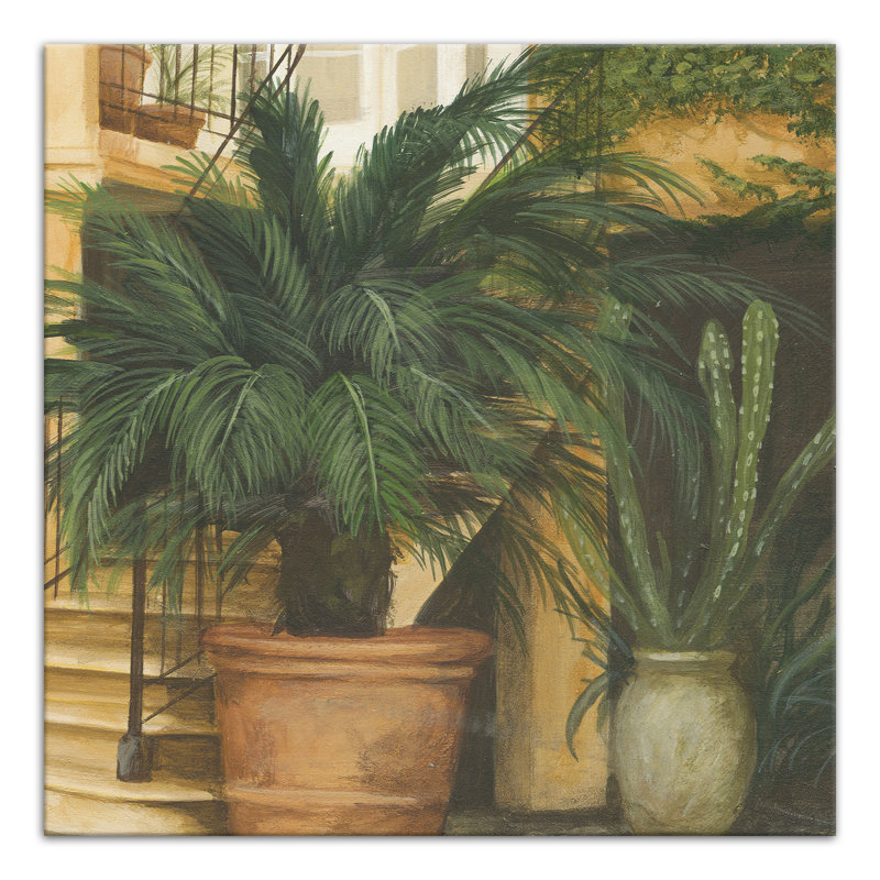 Plantes de jardin sur toile, H 16 po x l 16 po x P 1,25 po