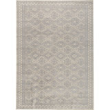 Hand-Knotted High-Quality Beige and Gray Area Rug