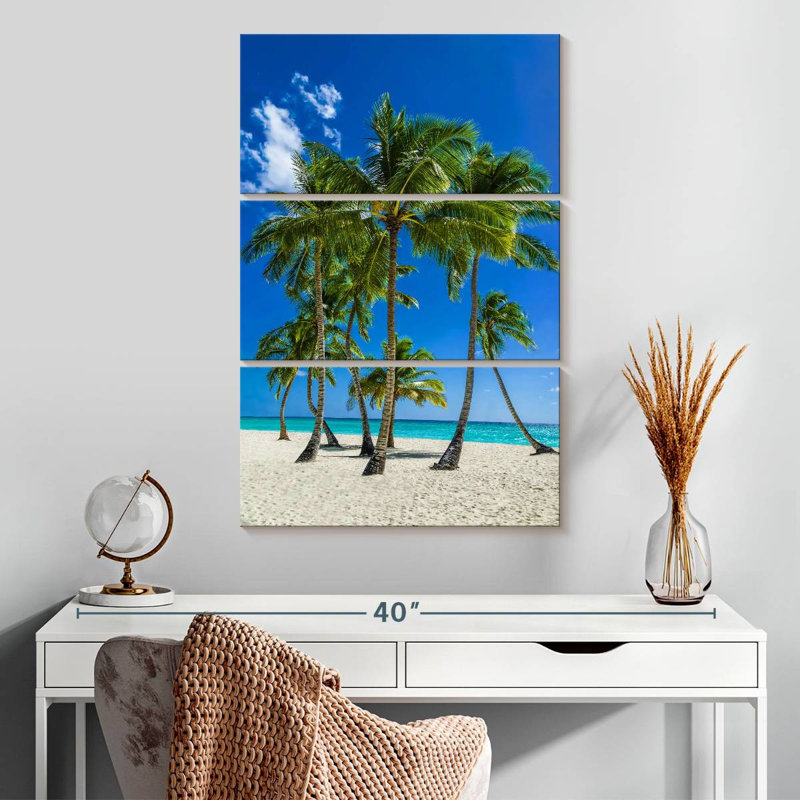 Gillard White Sand Gillard Palms, 32" H x 20" W