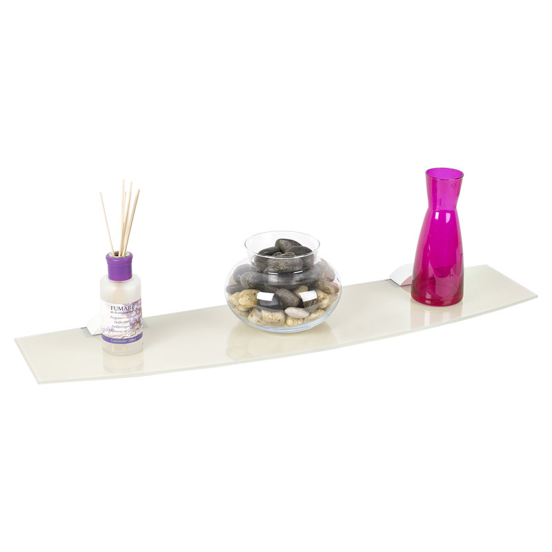 Amsey Glass Bracket Shelf