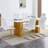 table rectangulaire moderne
