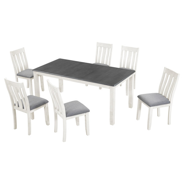 Rosalind Wheeler Bhairavi 7 - Piece Extendable Dining Set | Wayfair