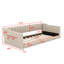 Upholstery Daybed And Side Storage Pocket-1926100231