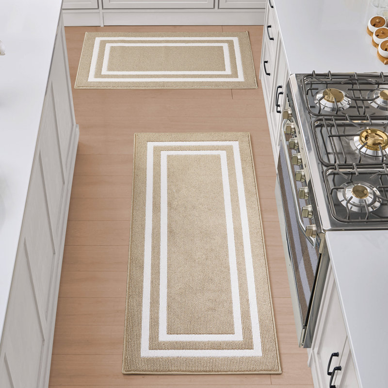 Jean Pierre Double Border All Loop Tufted Rugs