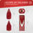 Borner V1-Classic Mandoline, Basic Set, Red-115585163