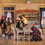 «Getting Ready for School» par John Falter, reproduction d'art sur toile tendue-15881383