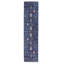 Laurel Edina Machine Woven Polyester No Pattern Area Rug in Navy-1291453775