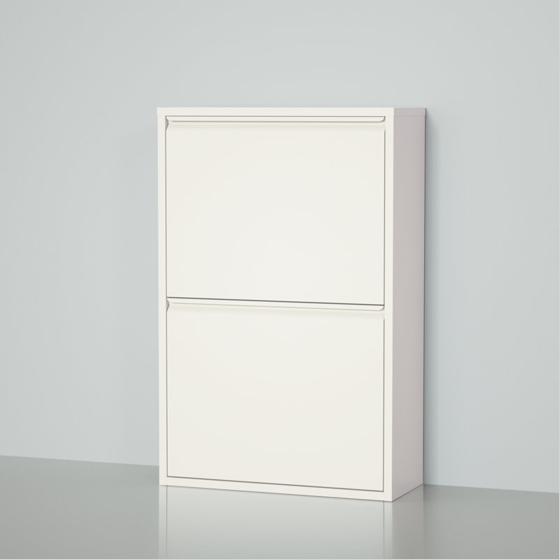 15 Gallons Trash Bin, White