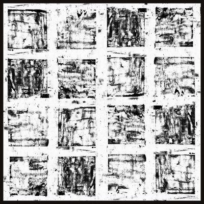 Perfect Squares by Parvez Taj - 1 Piece Single Picture Frame and Floater Frame Painting on Canvas