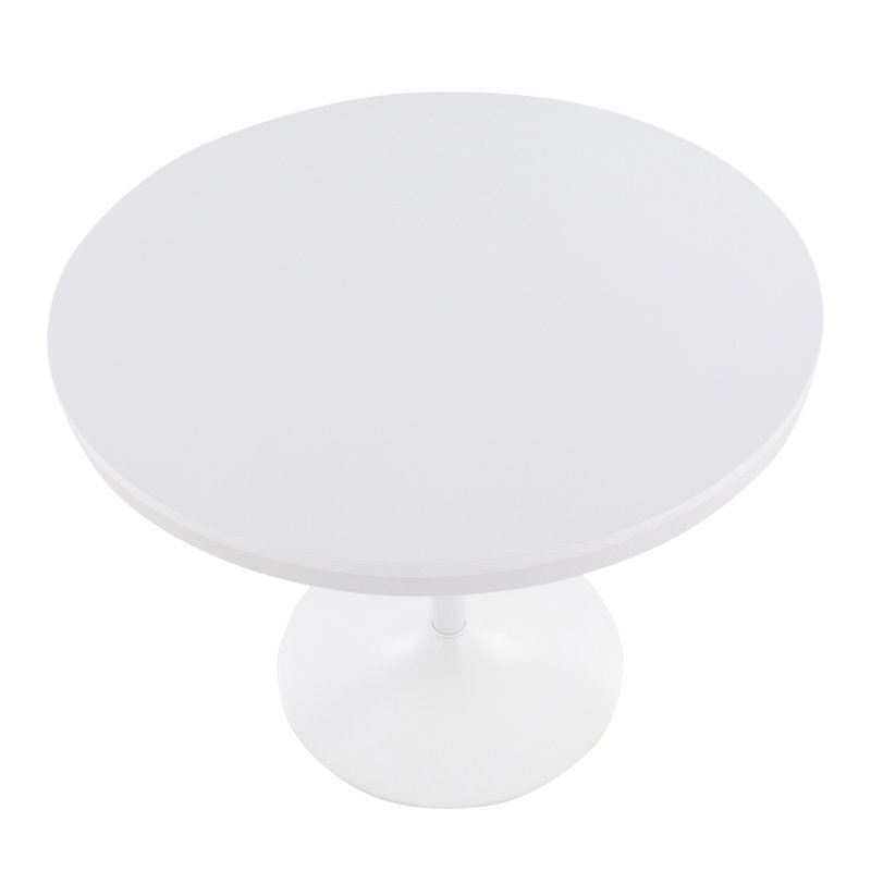 Table de salle à manger industrielle, Blanc