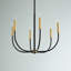 Lustre classique à 6 lumières de style bougie-1976218375