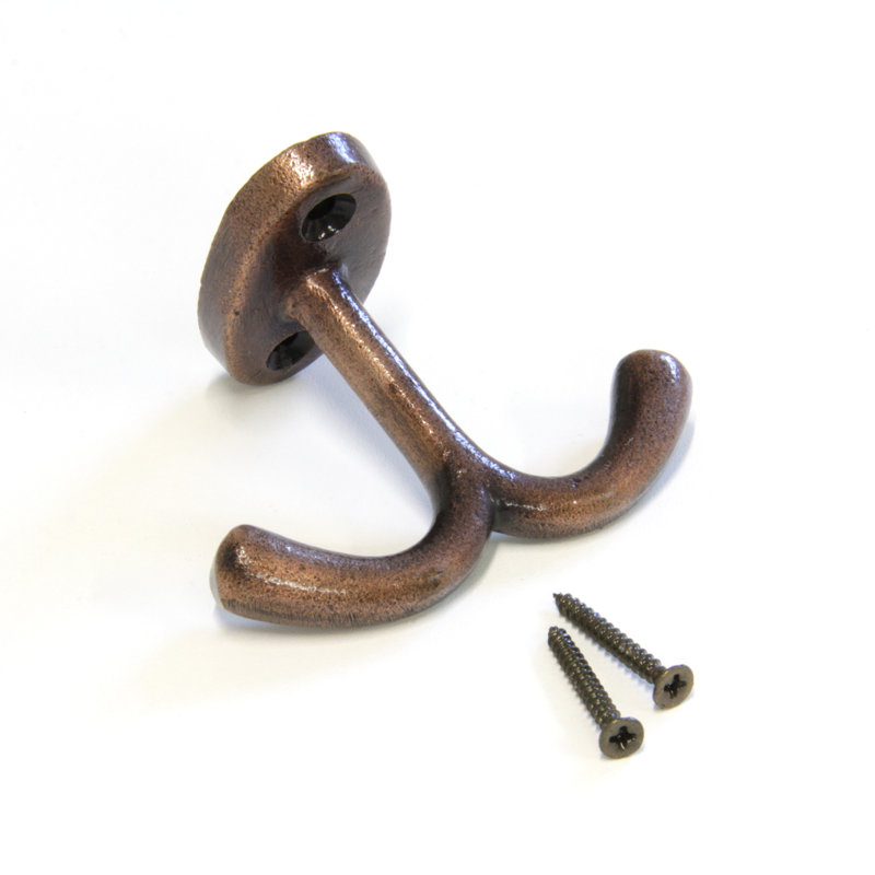 Iron Wall Wall Hook, Antique Copper