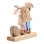 Sculpture romantique en bois faite à la main