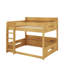 Lit superposé grand sur grand avec tablettes de rangement et ports USB-874680002