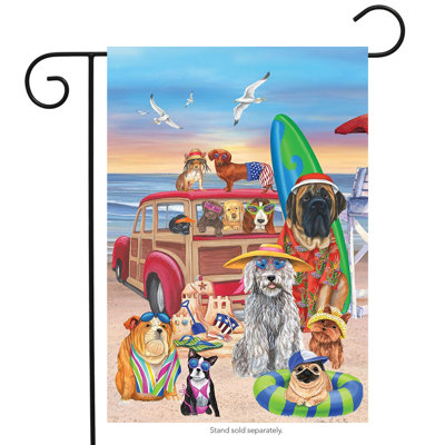Drapeau des jours de chien d'été