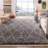 ImraanMoroccan Fringe Shag Performance Geometric Rug-1753102080