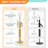 Adjustable Height Modern Table Lamps Set Of 2, 3-Way Dimmable LED Bulbs,  Fabric Shade-640880376-640878855