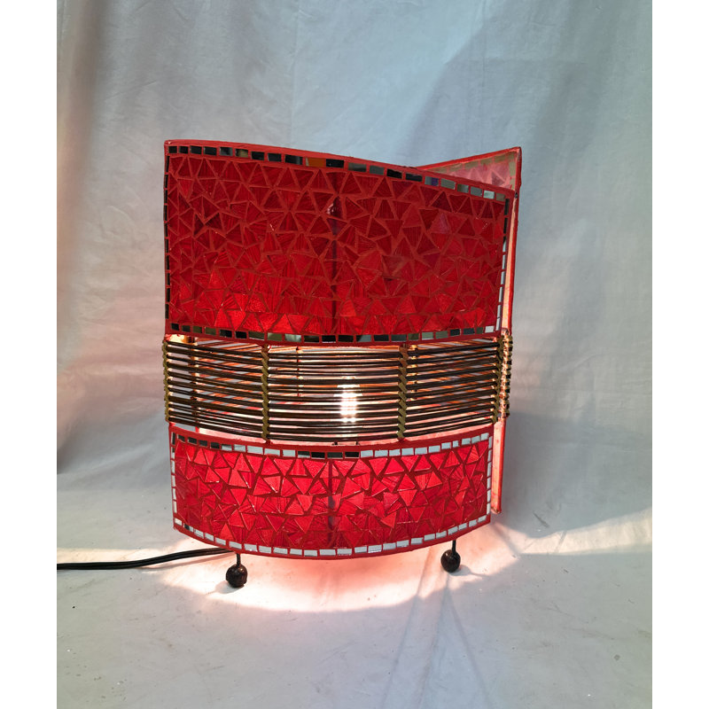 Handmade Cut Glass Table Lamp