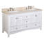 Ensemble de meuble-lavabo double de 60 po Edber-739824575-747323349