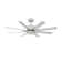 Renegade 8 - Blade Outdoor / Indoor Smart Ceiling Fan with Remote Control and LED Light Kit Included, Works With Alexa and iOS or Android App
