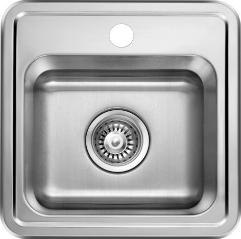 Évier de cuisine encastrable L 20 po x l 155 po