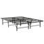 Base de lit grand format avec base de matelas en métal, base noire, pièce-115811891