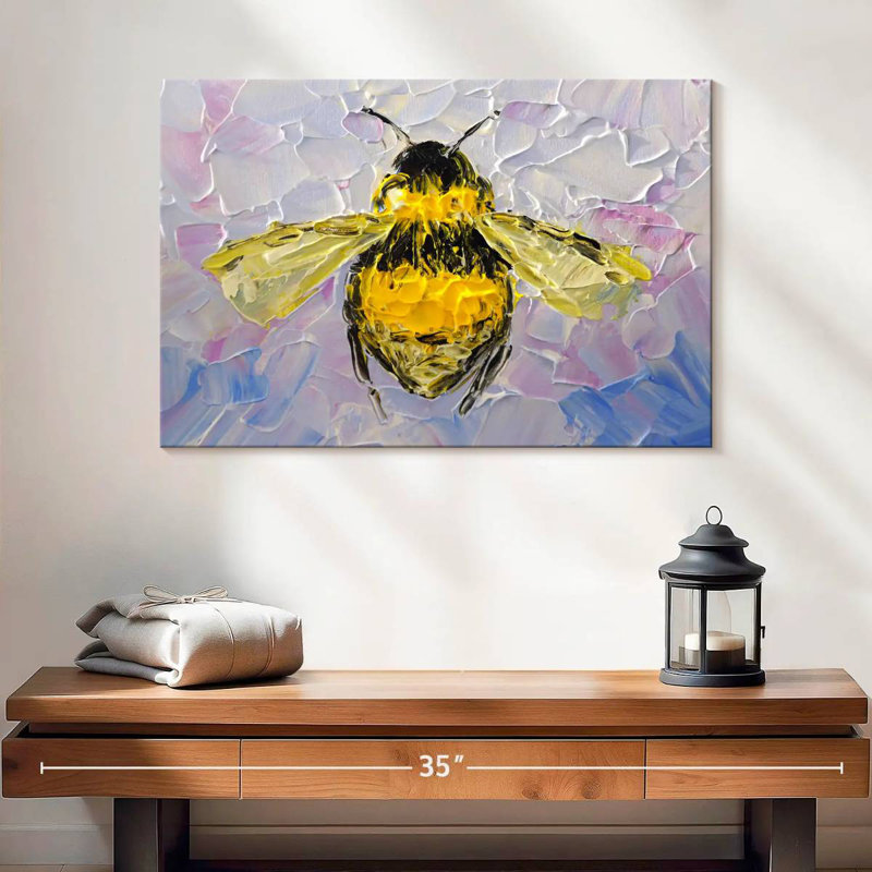 Brampt Abstract Bee, 16" H x 24" W