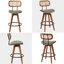 Tabouret de comptoir pivotant 4 pièces Sirine-103707233
