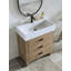 Meuble-lavabo simple 30 po avec lavabo en céramique Maxbano-144980357
