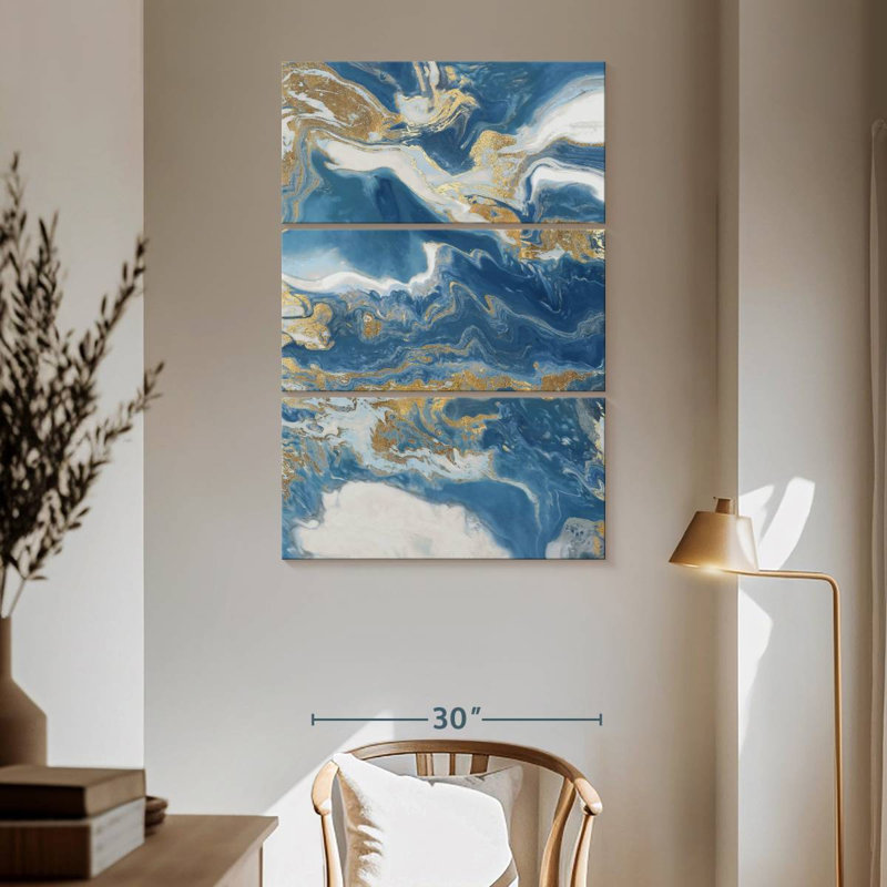 Avery Fluid Memories I, 65" H x 42" W