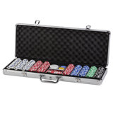 American Legend 500 Pc Poker Chip Set With Aluminum Case