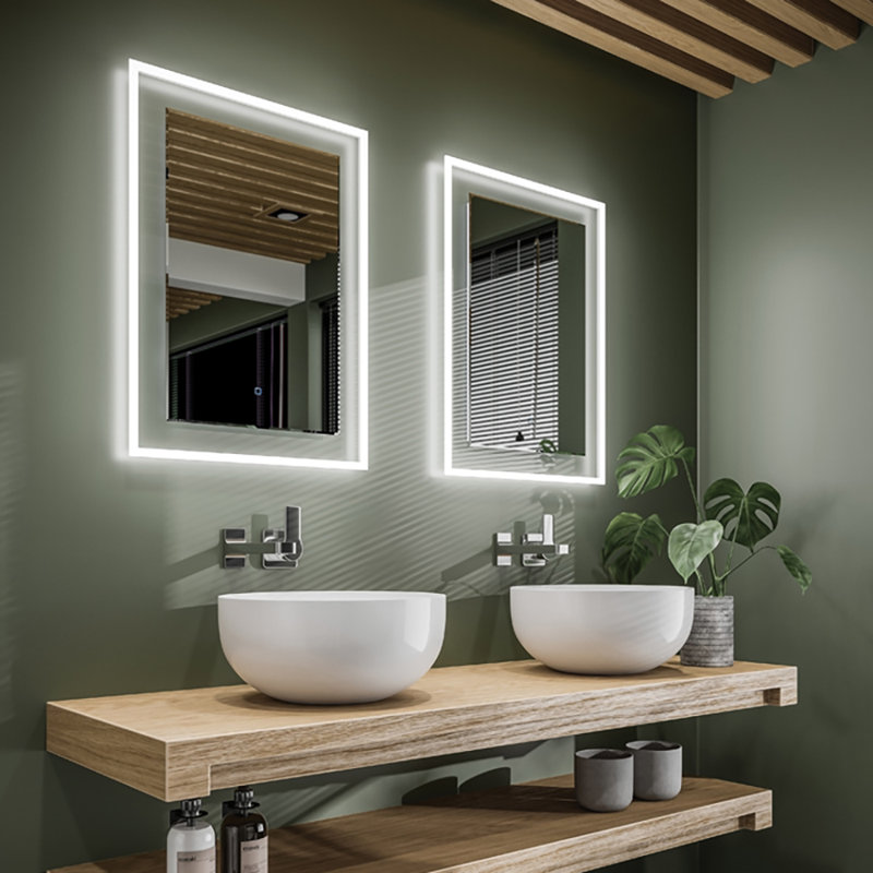 Element Wall Mirror, 70cm H x 50cm W