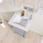 Meuble-lavabo simple 20 po avec comptoir en céramique-278455567