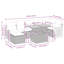 62cm Wide Patio Sofa with Cushions