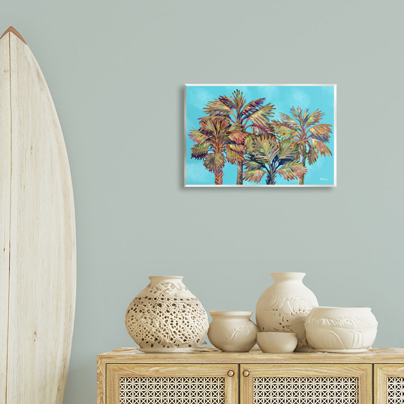  «Bondi Beach Palms» par Paul Brent, H 13 po x l 19 po