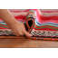 Tapis traditionnel géométrique en laine Gabbeh
