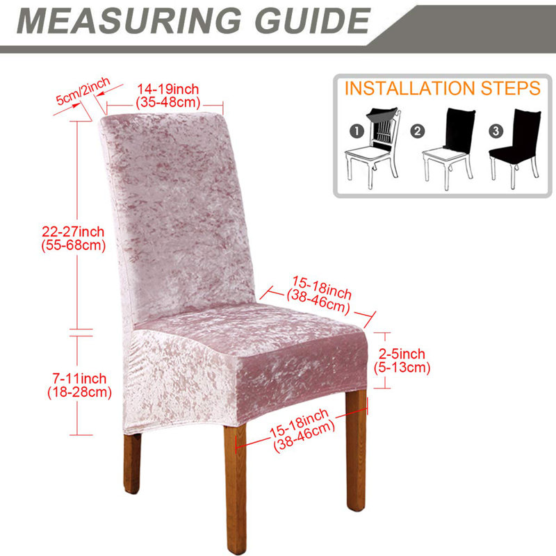 Dining Chair Slipcover, Pink
