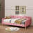Daybed With Fabric Upholstery And Leg Support-312512323-312512321