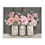 Bouquets de roses roses en fleurs, pots rustiques - peinture-105256049-105256051